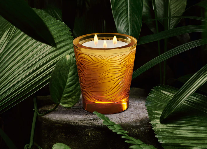 Lalique Jungle Limited Edition Crystal Scented Candle