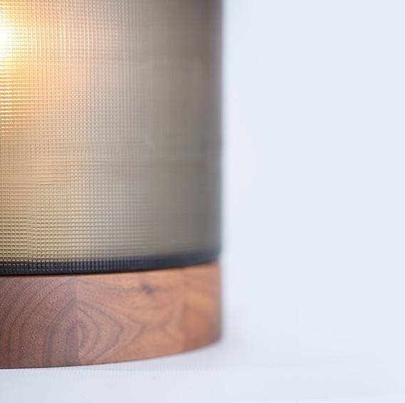 Guaxs Aran Lantern XL Walnut/Smokegrey