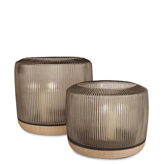 Guaxs San Francisco Lantern L Sycamore/Oak / Smokegrey