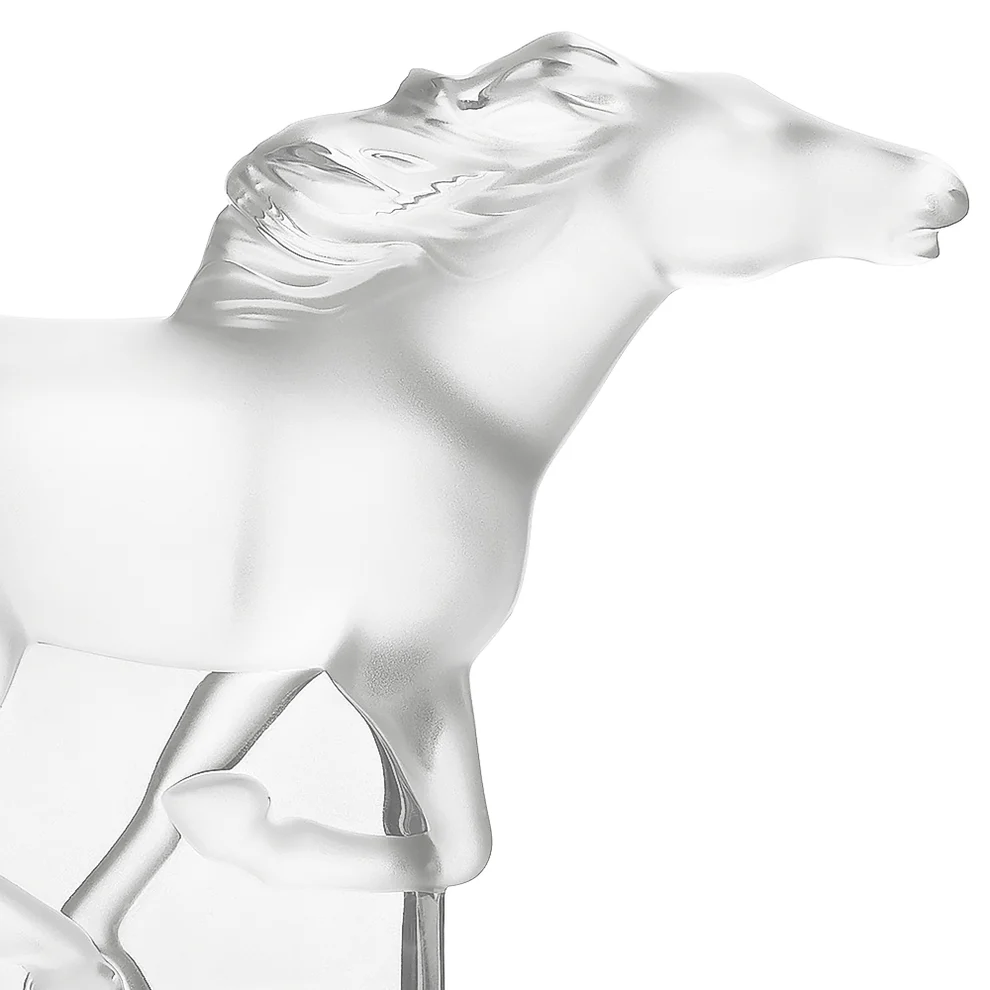 Lalique Kazak Horse Sculpture