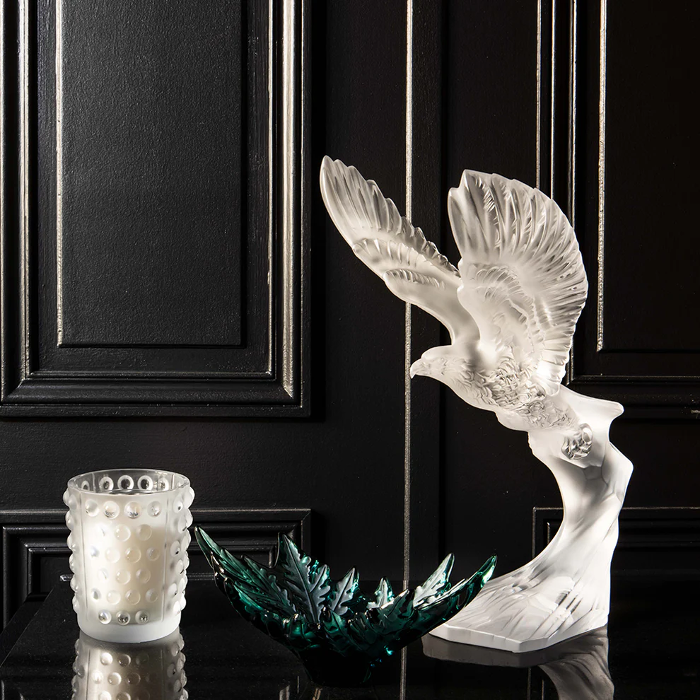 Lalique Golden Eagle Sculpture