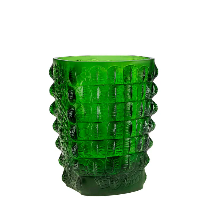 Lalique Croco Vase