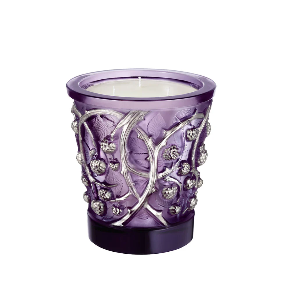 Lalique Épines Platinum Edition Crystal Scented Candle