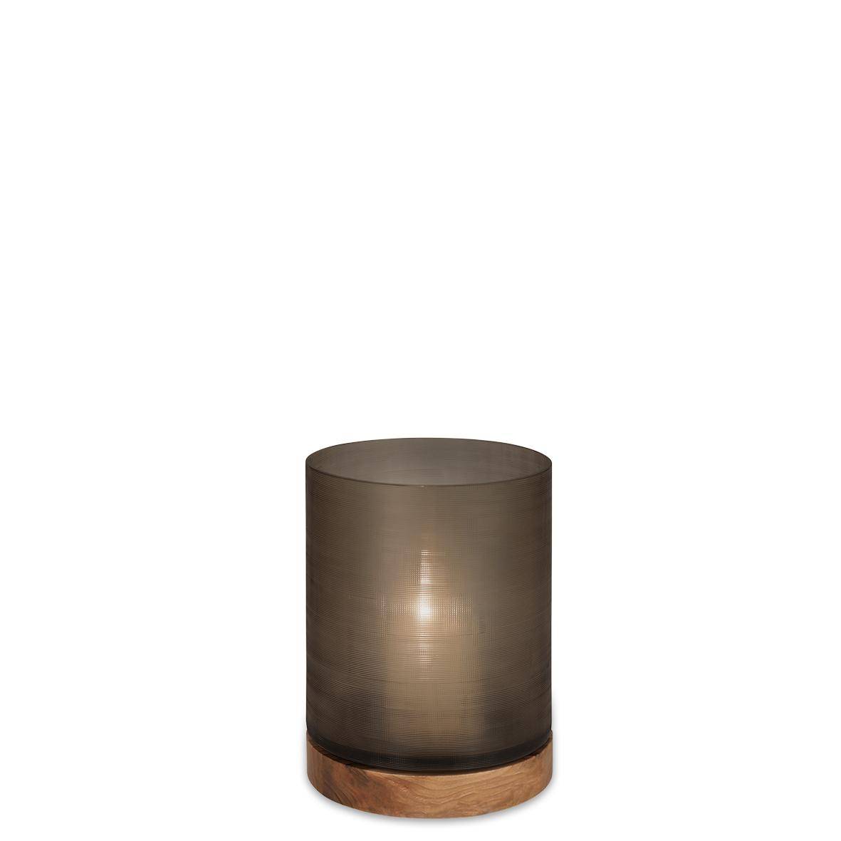 Guaxs Aran Lantern M Walnut/Smokegrey