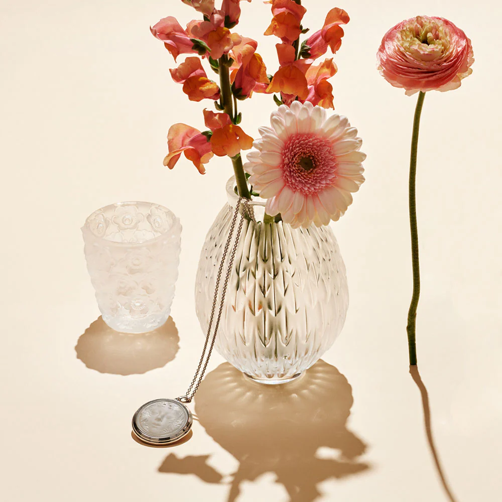 Lalique Anemones Votive