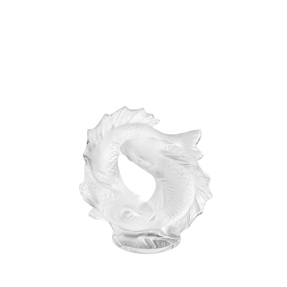 Lalique Double Fish Small Sculpture