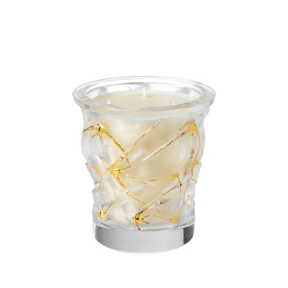 Lalique Oceans Gold Edition Crystal Scented Candle